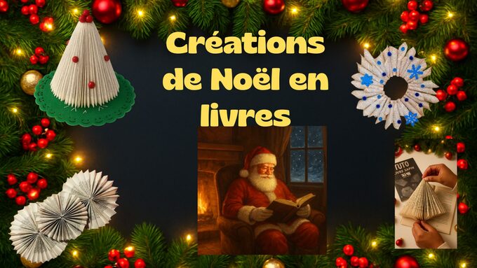 decoration de noel avec des livre du club lecture.jpg